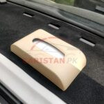 Leather Car Tissue Box Beige Leather Car Tissue Box Beige