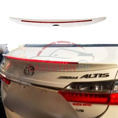 Unpainted Toyota Corolla Complete LED Spoiler 2014-26