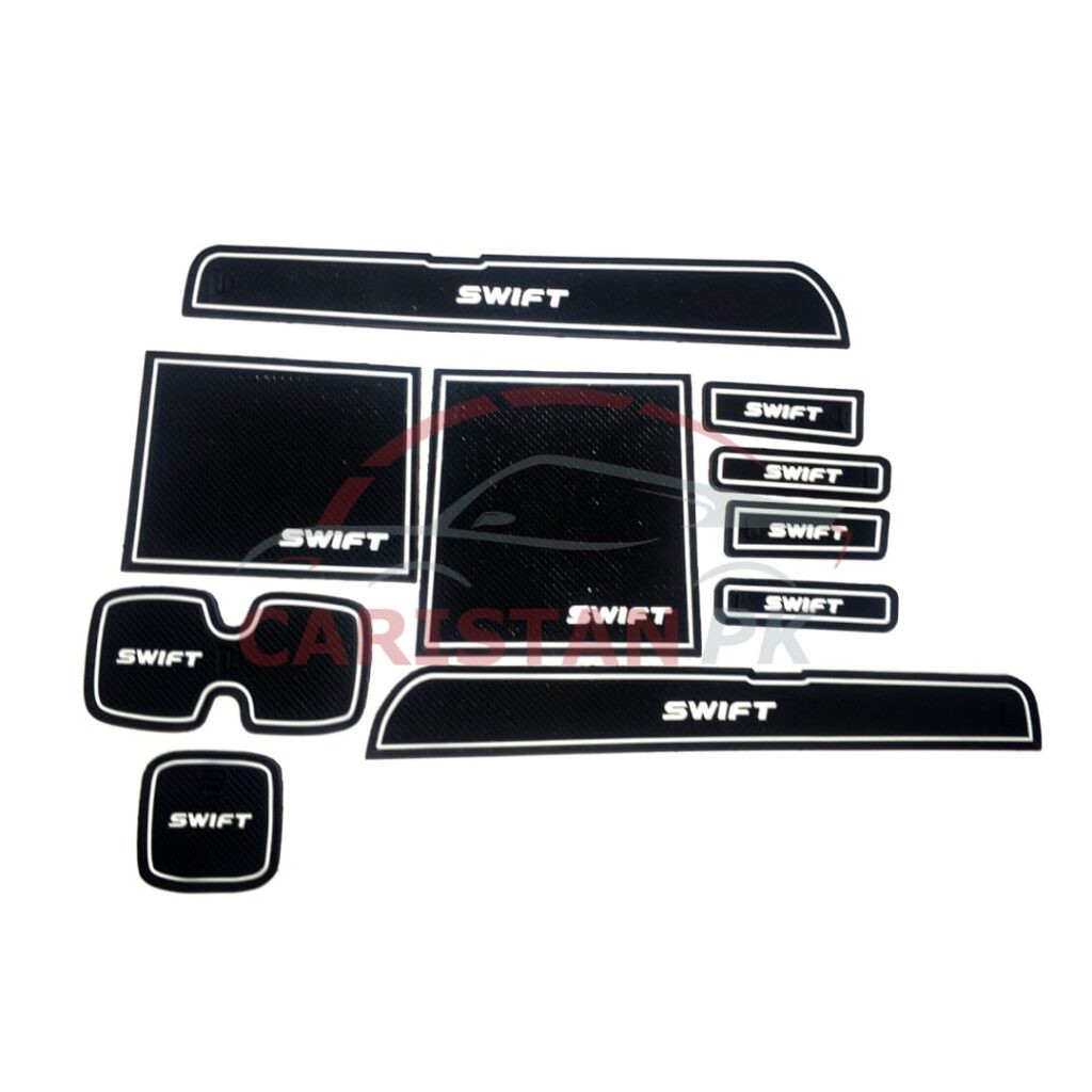 Suzuki Swift Non Slip Interior Protection Mats White 2007-21