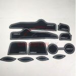 Toyota Corolla PVC Non Slip Interior Protection Mats White 2011-13 1