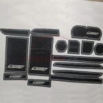 Toyota Camry PVC Non Slip Interior Protection Mats White 2006-11 3