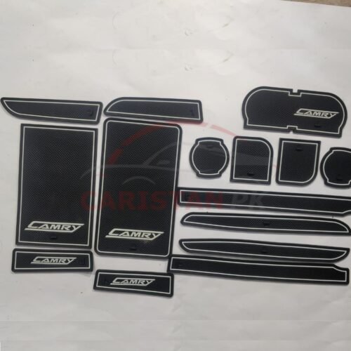 Toyota Camry PVC Non Slip Interior Protection Mats White 2006-11 3