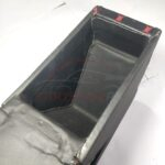 Custom Fit Arm Rest Black With Red Stitch 1