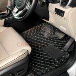 Hyundai Tucson 7D Floor Mats Black With Beige Stitch