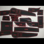 MG HS PVC Non-Slip Interior Protection Mats Red 1