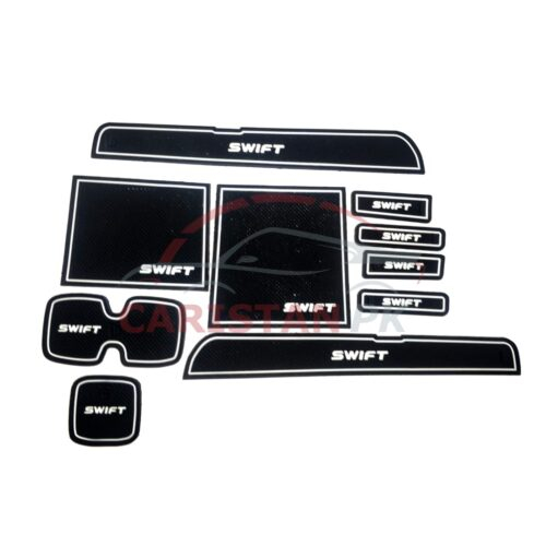 Suzuki Swift Non Slip Interior Protection Mats White 2007-21