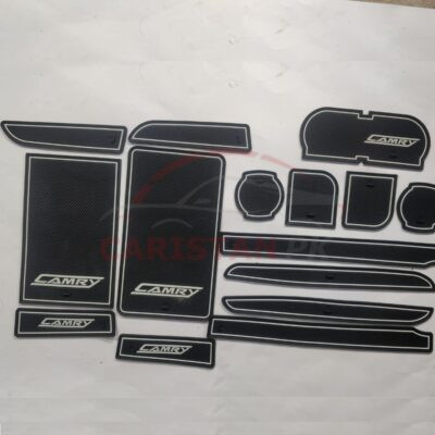 Toyota Camry PVC Non Slip Interior Protection Mats White 2006-11 3