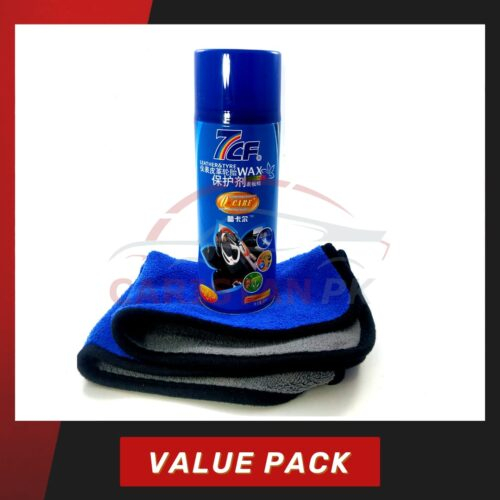 7CF Dashboard Leather And Tyre Wax Yulan Value Pack