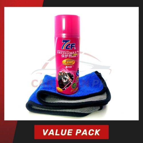 7CF Dashboard Leather And Tyre Wax Strawberry Value Pack