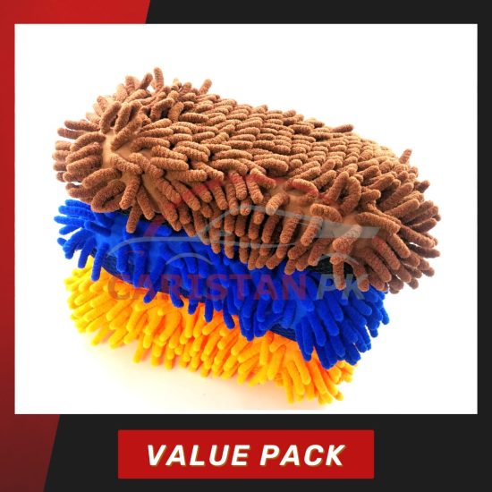 Car Cleaning Microfiber Wash Mitt Value Pack