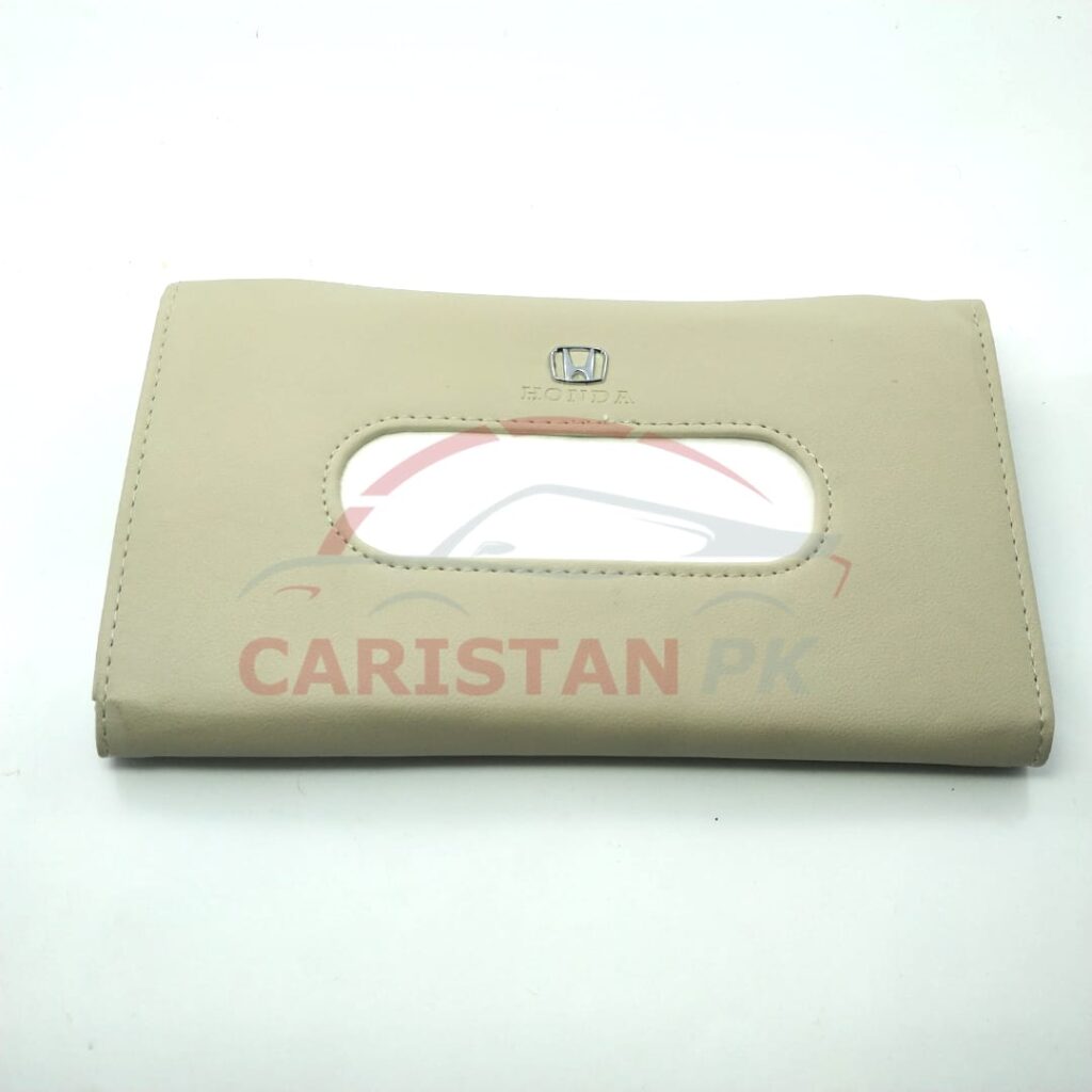 Honda Sun Visor Tissue Box Beige 2
