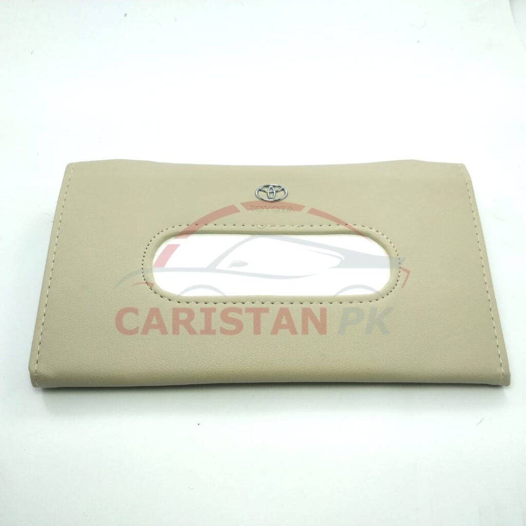 Toyota Sun Visor Tissue Box Beige 2