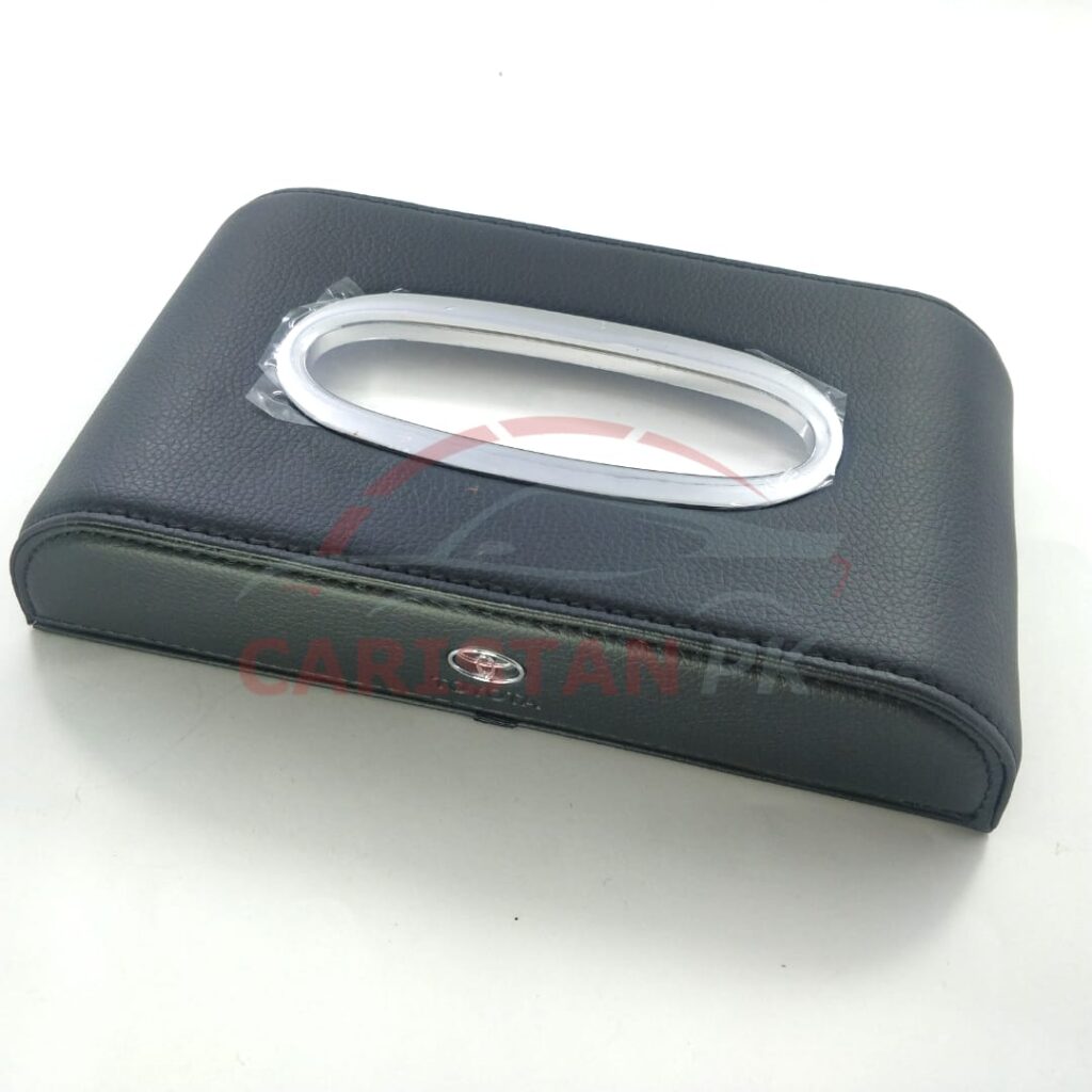 Toyota Leather Car Tissue Box Black 1