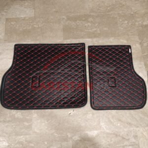 Hyundai Tucson 7D Complete Trunk Mat Black With Red Stitch 2