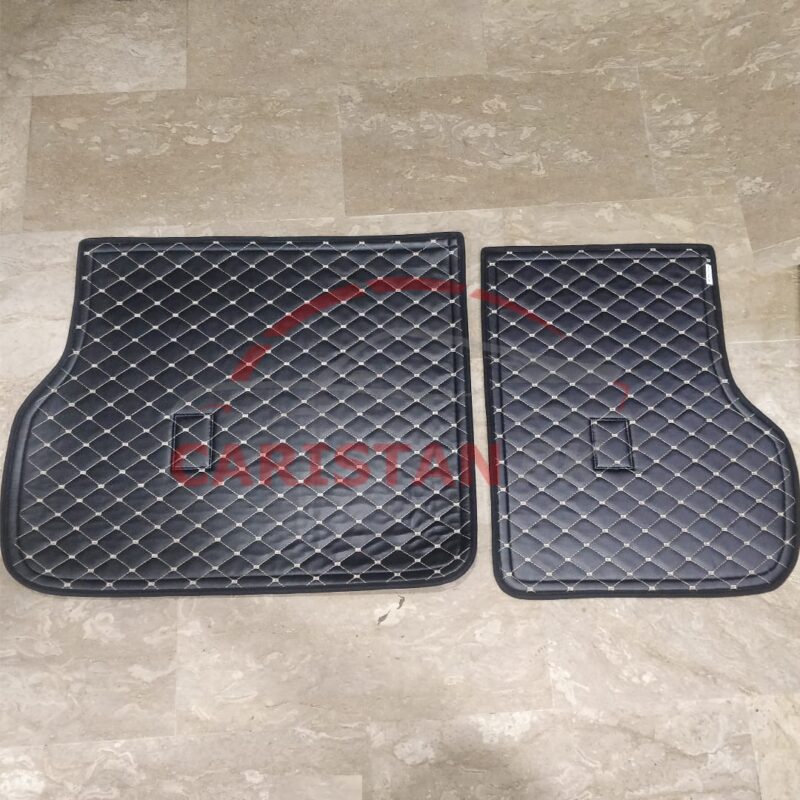 KIA Sportage 7D Complete Trunk Mat Black With Beige Stitch 2
