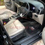 KIA Sportage 9D Premium Floor Mats Black With Beige Stitch