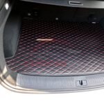 MG HS 7D Trunk Protection Mat Black With Red Stitch 4
