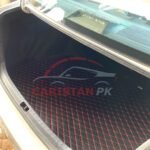 Toyota Corolla 7D Trunk Protection Mat Black With Red Stitch 2017-26