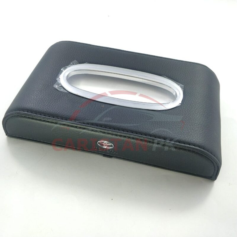 Toyota Leather Car Tissue Box Black 1