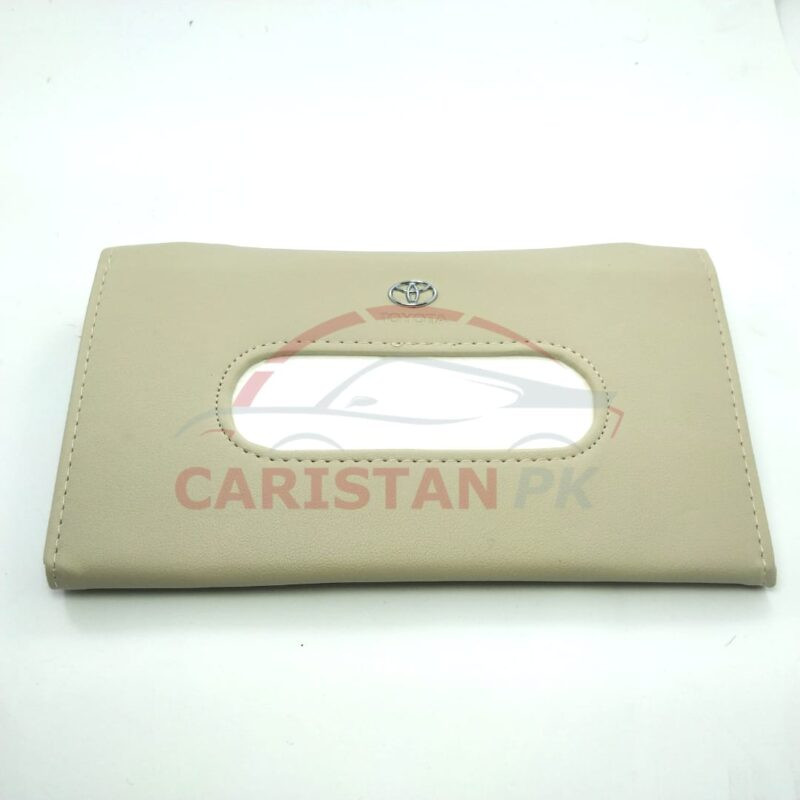 Toyota Sun Visor Tissue Box Beige 2
