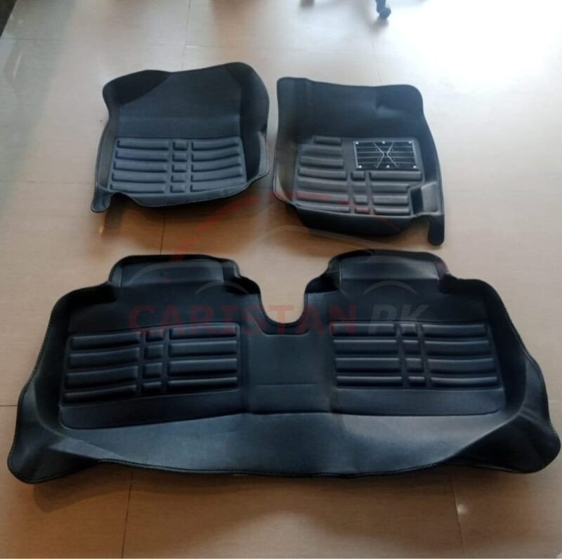 Toyota Vitz 5D Floor Mats Black 2011-16 2