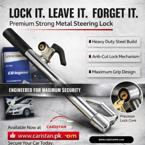 Premium Strong Metal Car Steering Lock