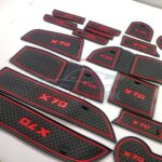Proton X70 Non Slip Interior Protection Mats Red 1