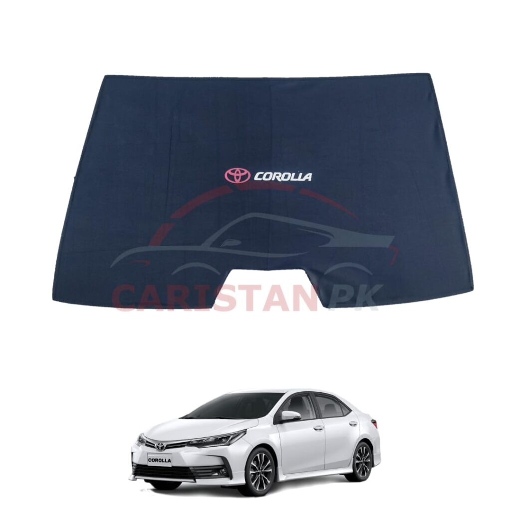 Toyota Corolla Back Screen Curtain With Logo 2017-24