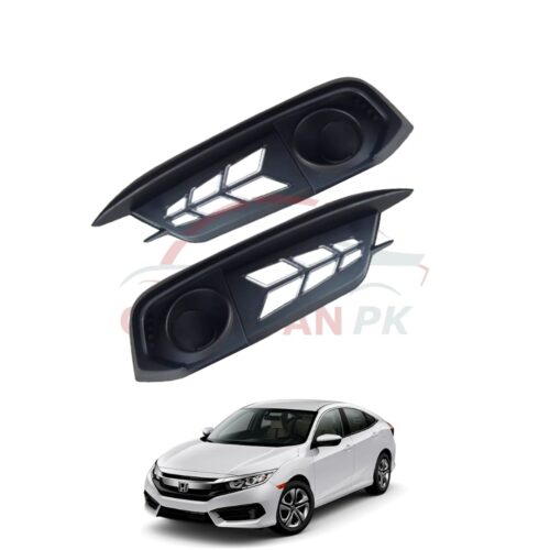 Honda Civic Fog Lamp DRL Cover Design A 2016-21