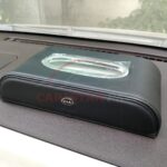 KIA Leather Car Tissue Box Black KIA Leather Car Tissue Box Black