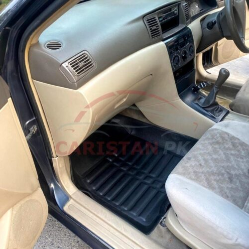 Toyota Corolla 5D Floor Mats Black 2002-08 Model 1