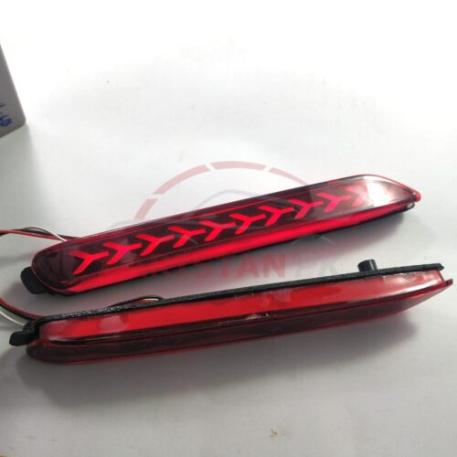 Toyota Corolla X Arrow Style Rear Bumper Reflector Light 1