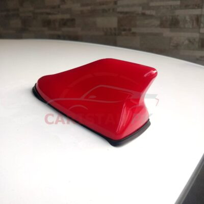 Premium Universal Car Roof Shark Fin Aerial Antenna Red