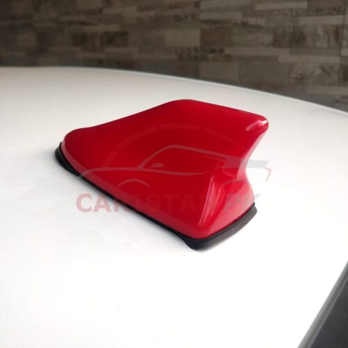 Premium Universal Car Roof Shark Fin Aerial Antenna Red