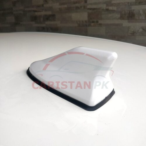 Premium Universal Car Roof Shark Fin Aerial Antenna White