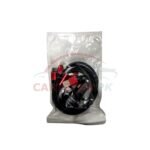 Car Mobile Fast Charger With 3 in 1 With USB Data Cable Black 1