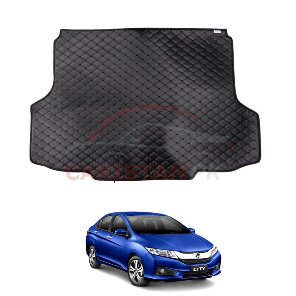 Honda City 7D Trunk Protection Mat Black 2022 Model & Onwards