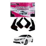 Toyota Corolla Mud Flaps Splash Guards Black 2014-24