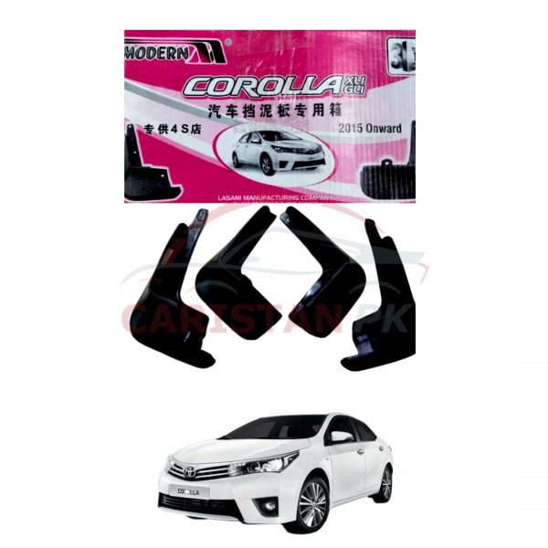 Toyota Corolla Mud Flaps Splash Guards Black 2014-24