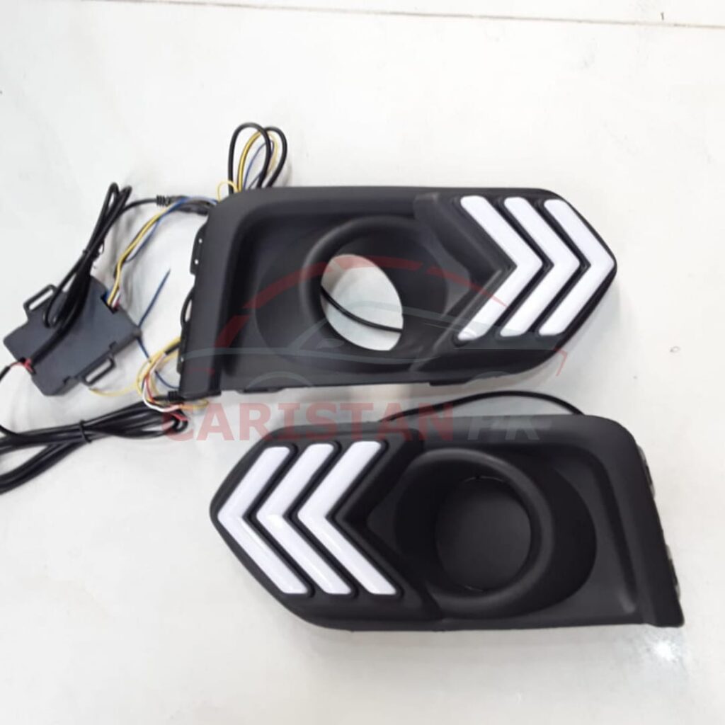 Honda City Fog Lamp DRL Cover Arrow Style 2022 Model & Onwards 1