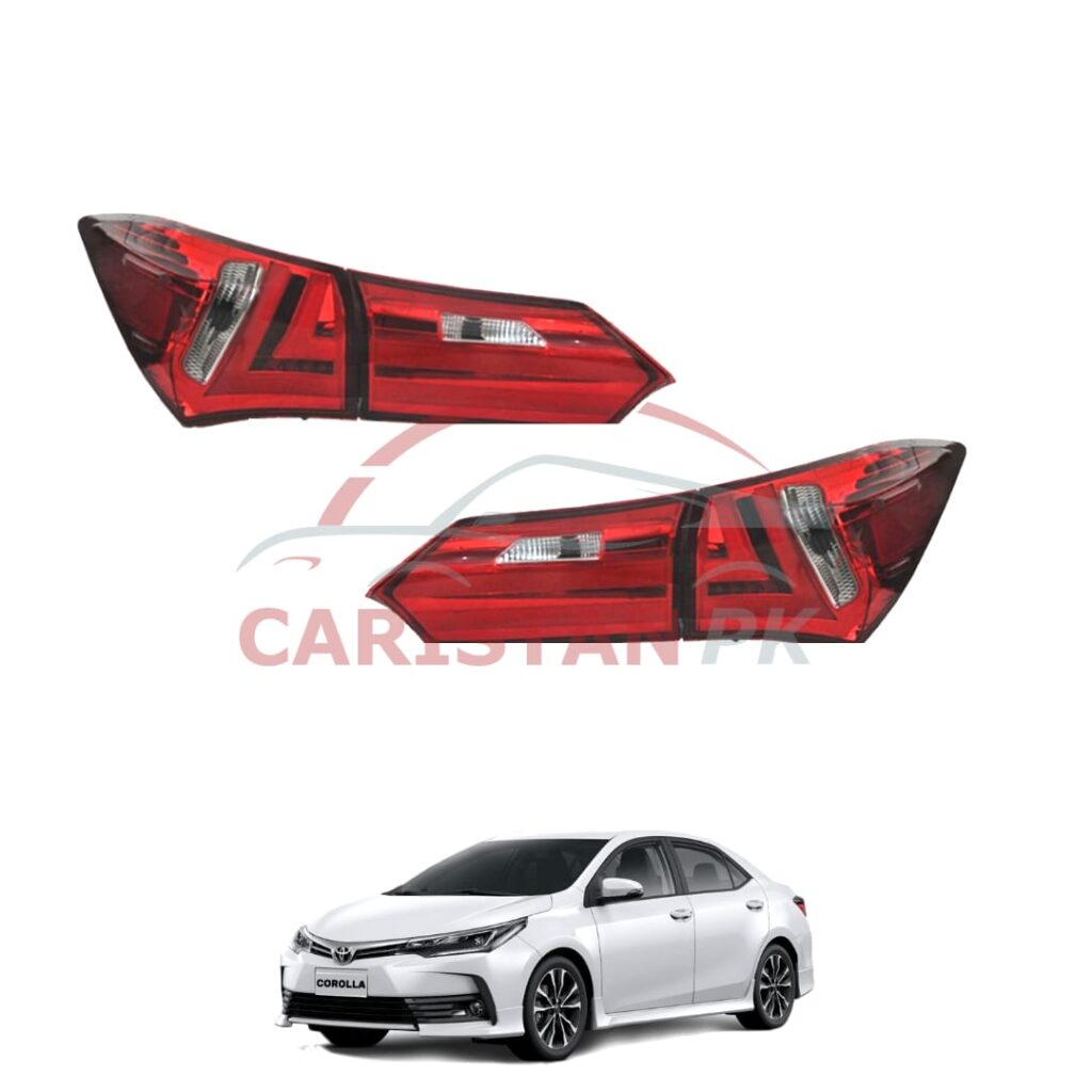 Toyota Corolla Lava Back Lamp Light Red And Black 2017-22 Model