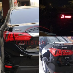 Toyota Corolla Lava Back Lamp Light Red And Black 2014-22