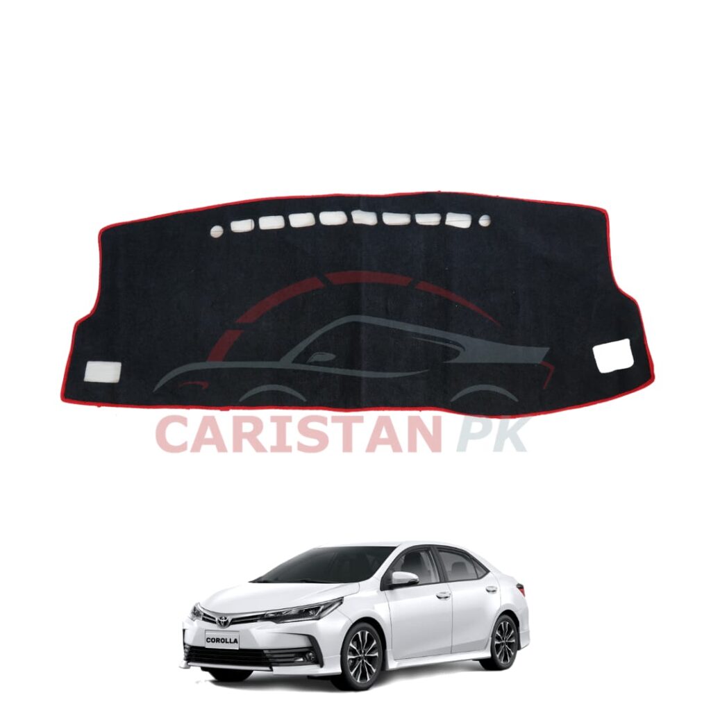 Toyota Corolla Dashboard Carpet With Red Lining 2017-24