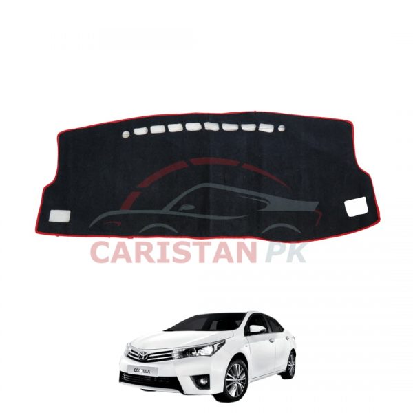 Toyota Corolla Dashboard Carpet With Red Lining 2014-16 Model