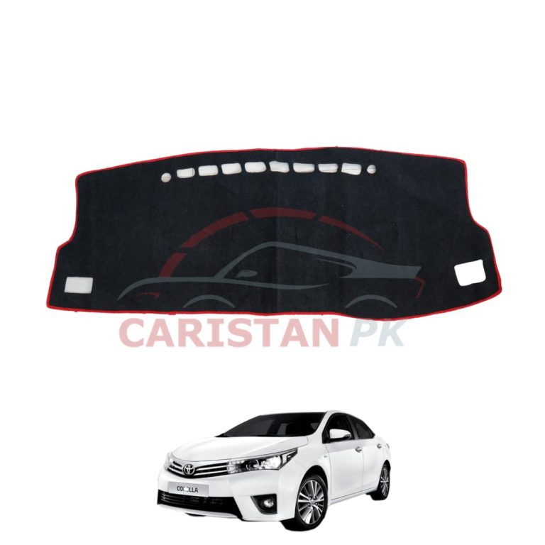 Toyota Corolla Dashboard Carpet With Red Lining 2014-16 Model