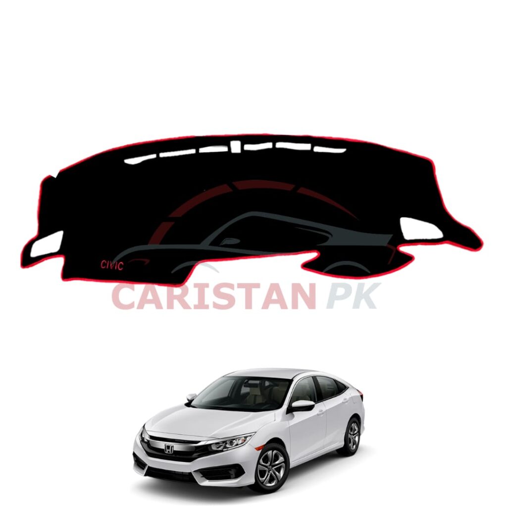 Honda Civic Dashboard Carpet With Red Lining 2016-21