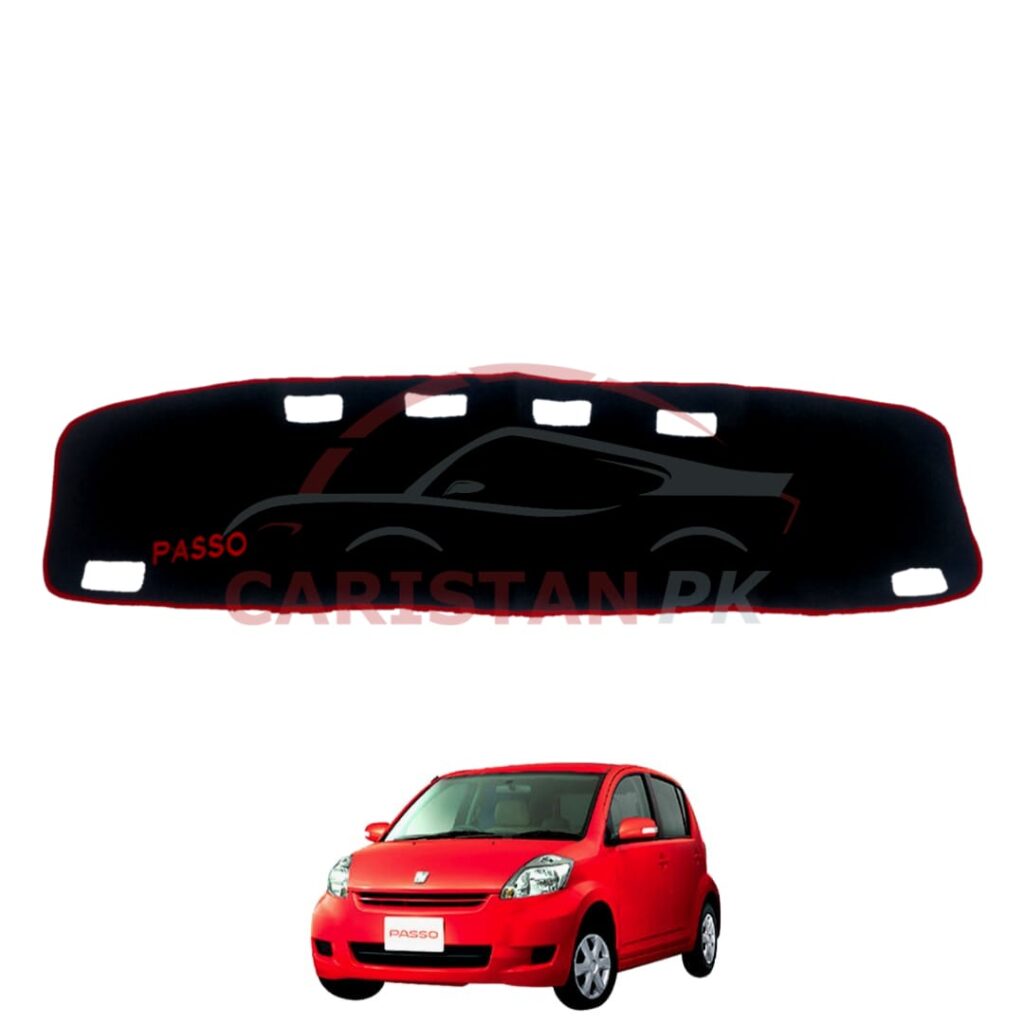 Toyota Passo Dashboard Carpet With Red Lining 2003-09 Model