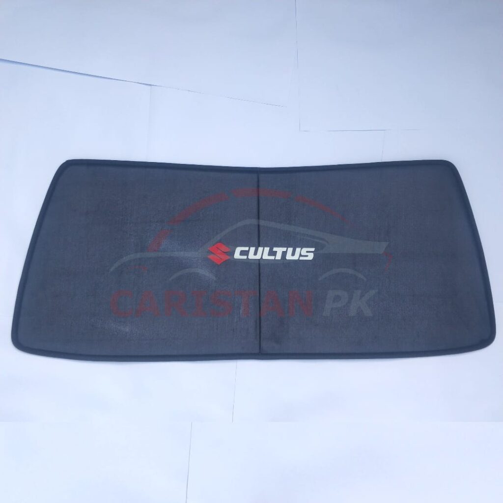Suzuki Cultus Back Screen Curtain With Logo 2017-24 1
