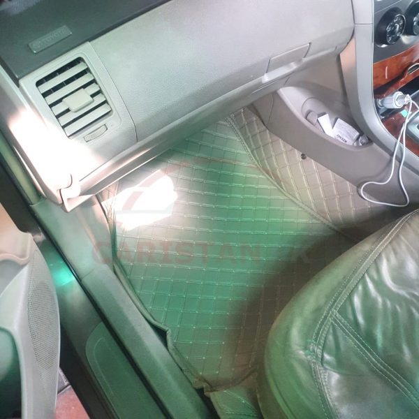 Toyota Corolla 7D Floor Mats Gray Beige 2009-13 Model 2