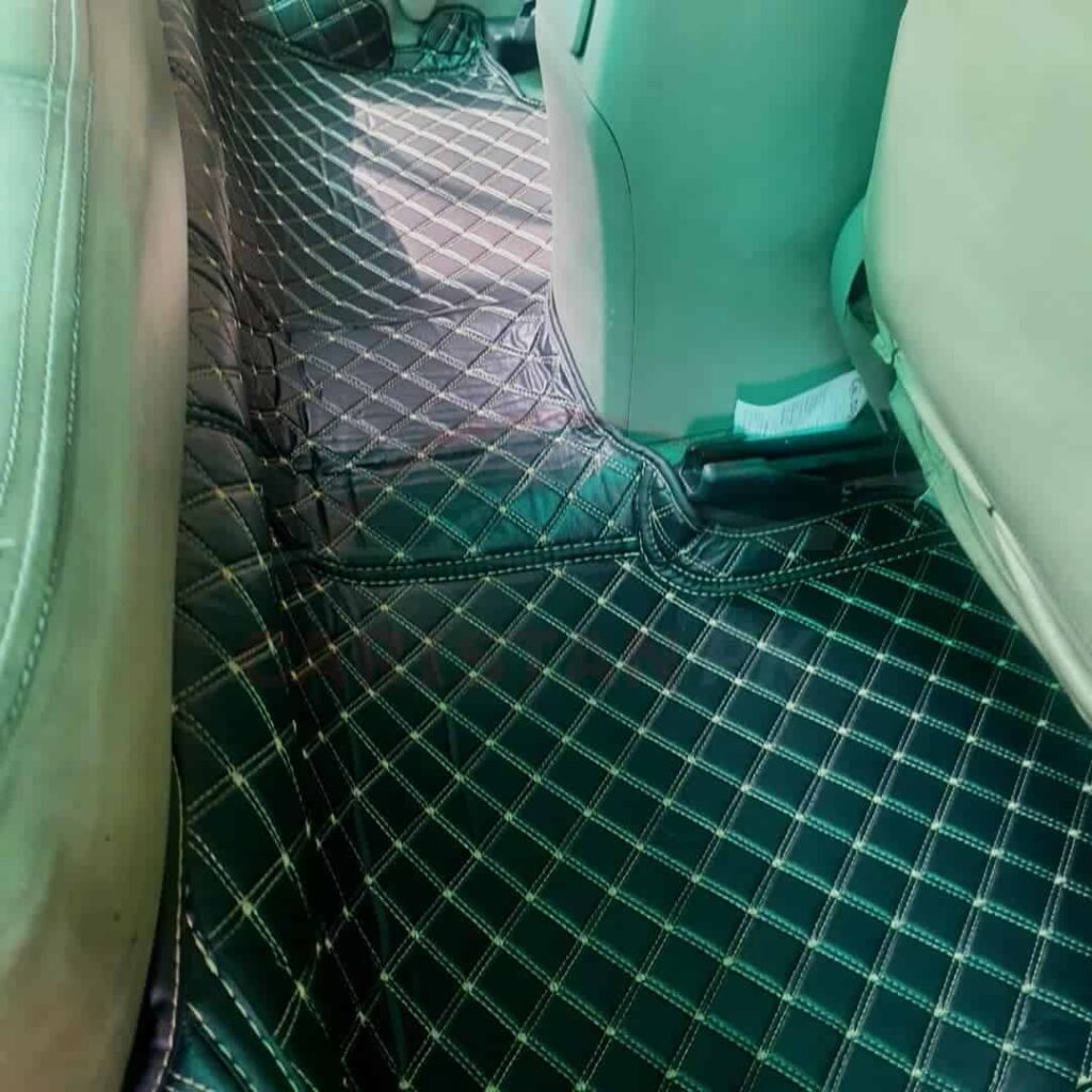 Toyota Corolla 7D Floor Mats Black With Beige Stitch 2009-13 Model 3